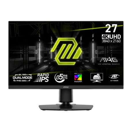 MSI LCD Monitor||MAG 272URDF E16|27"|Gaming/4K|Matte|Panel IPS|3840x2160|16:9|160Hz|0.5 ms|Colour Bl