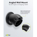 Goobay charging cable angled wall mount Type 2