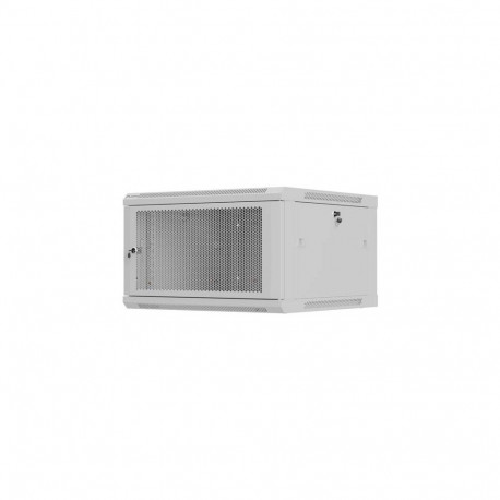 Lanberg Wall mounted installation cabinet 19" 9U 600X600 | WF01-6606-23S | Grey