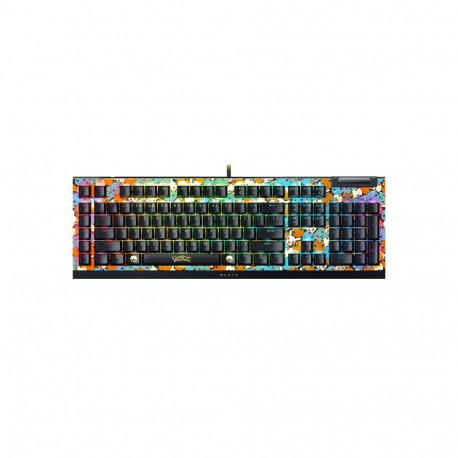 Razer BlackWidow V4 X mehaaniline mänguklaviatuur juhtmega US Chroma RGB Pokémon Edition rohelised m