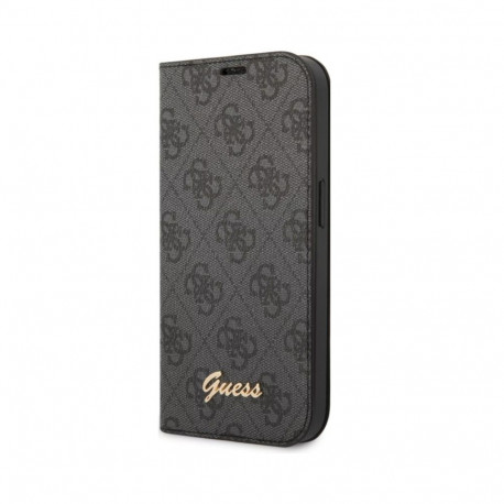 GUESS Book Case Apple iPhone 14 Pro Max kumm/silikoon must