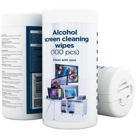 Gembird screen cleaning wipes 100pcs