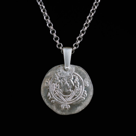 POGONATOS Hõberipats • Araabia-Sassaniidid, Tabaristan AR He