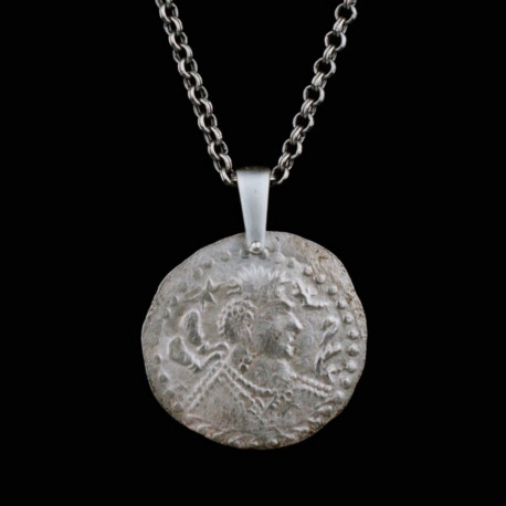 POGONATOS Hõberipats • Nezak hunnid • drahm