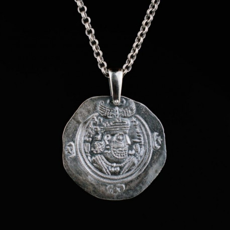 POGONATOS Hõberipats • Sassaniidid • drahm