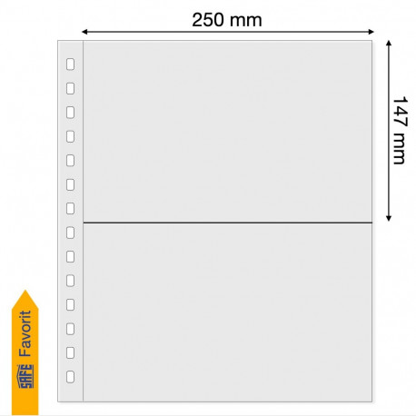 SAFE Garant vaheleht 2-taskut - läbipaistev