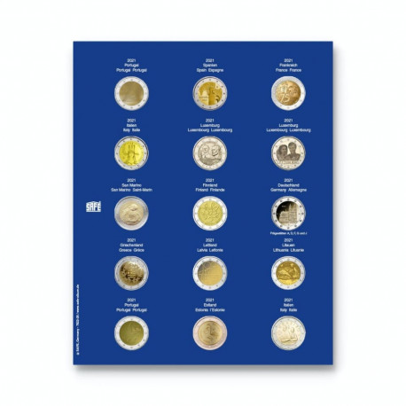 SAFE TOPset album 2€ müntidele lisaleht - 28