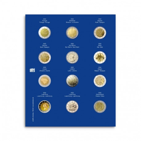 SAFE TOPset album kapslis 2€ müntidele lisaleht - 40