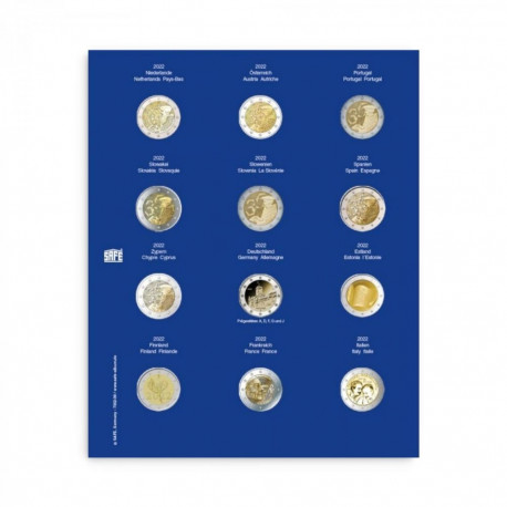 SAFE TOPset album kapslis 2€ müntidele lisaleht - 39