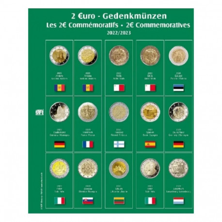 SAFE Premium mündialbum 2€ lisalehed - 33