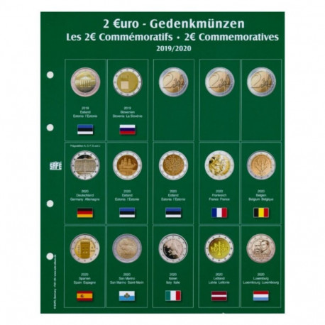 SAFE Premium mündialbum 2€ lisalehed - 25