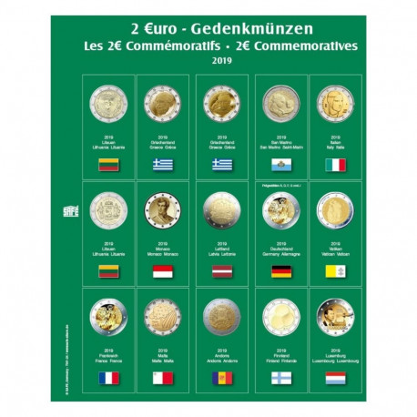 SAFE Premium mündialbum 2€ lisalehed - 24