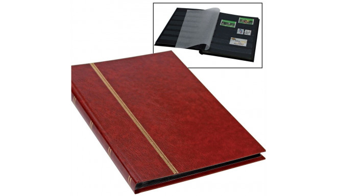 SAFE Raamatuformaadis margialbum 16 lk tume leht - punane