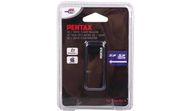 Pentax SDHC кард-ридер, черный (50244)