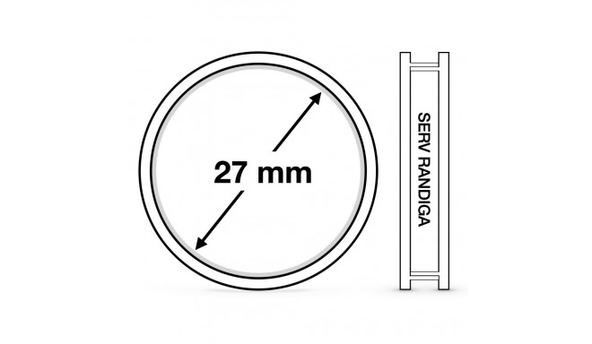 SAFE Mündikapsel 5-pakk - ∅ 27 mm