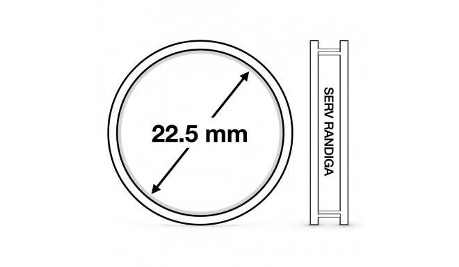 SAFE Mündikapsel 5-pakk - ∅ 22.5 mm