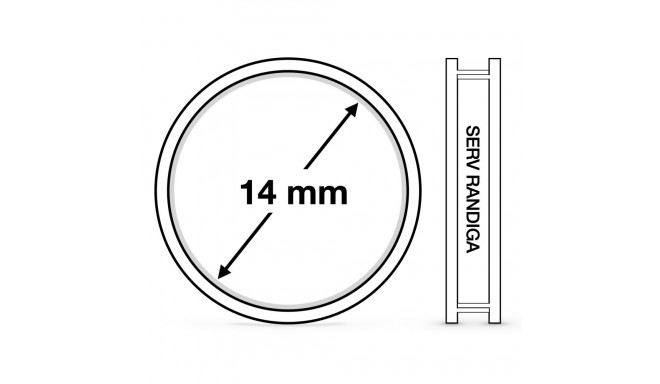 SAFE Mündikapsel 5-pakk - ∅ 14 mm