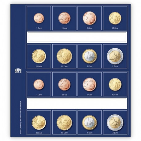 SAFE Designo euromündialbumi trükitud abilehed