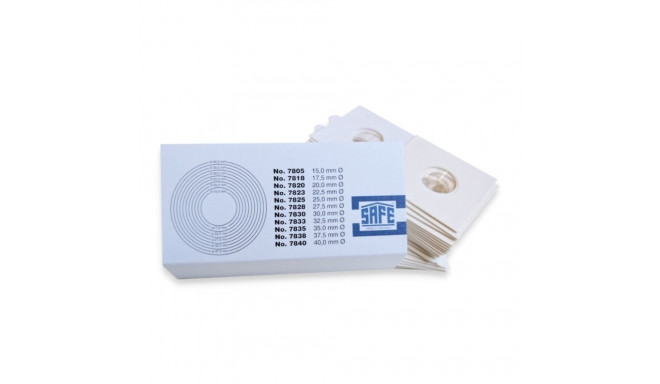 HARTBERGER 50×50 klambriga mündiraam 25-pakk - ∅ 30 mm