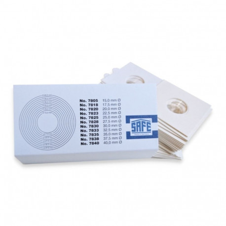 HARTBERGER 50×50 klambriga mündiraam 25-pakk - ∅ 15 mm