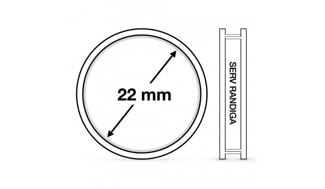 SAFE Mündikapsel 25-pakk - ∅ 22 mm