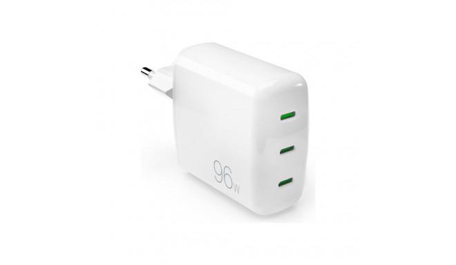 Vooluadapter Puro GaN 96W 3xUSB-C, White