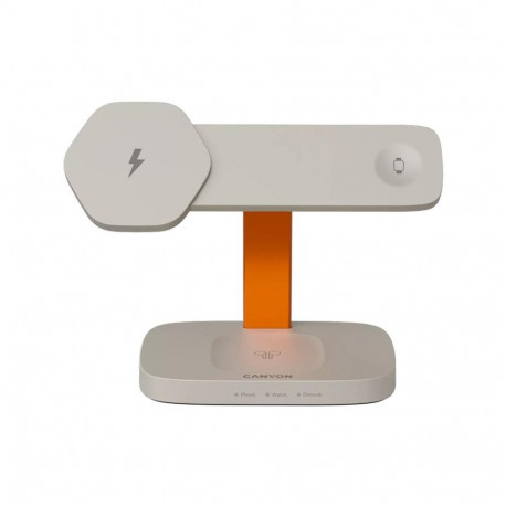 Laadimisdokk Canyon WCS-310 3in1, LightGrey/Orange