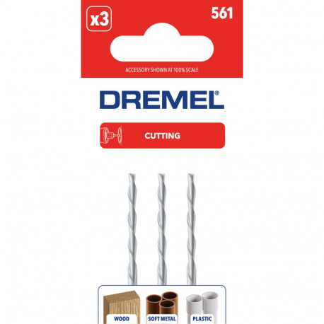 Dremel 561 mitmeotstarbelised spiraalotsikud