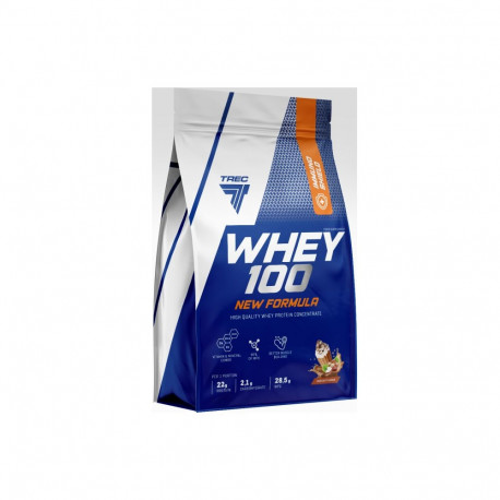 Valgupulber TREC Whey 100 New Formula 700g, Hazelnut