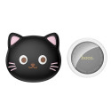 Locator compatible with Apple Find My Hoco Cat shape E91D black