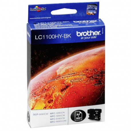 Tinte Brother LC-1100HYBK Black (High Cap.)