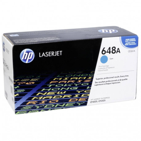 Toner HP 648A / CE261A Cyan