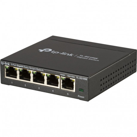 TP-LINK Switch TL-SG105E 5xGBit Managed Metallgehäuse