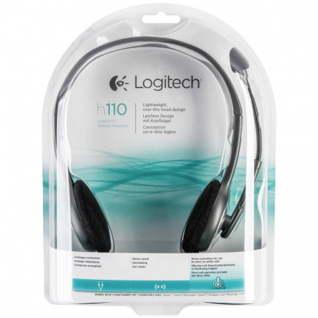 Logitech Headset H110 2.0 2xKlinke