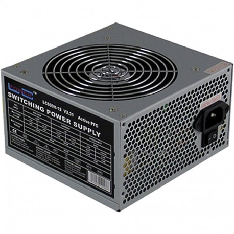 Netzteil ATX LC-Power 600W/120mm HW 24-Pin MB,4+4-pin 12V, 1x 6-pin/1x 6+2-pin PCIe