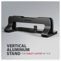 STND-VB ALU vertical AL U stand for laptops 10-