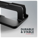 STND-VB ALU vertical AL U stand for laptops 10-