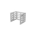 Rack wall mount 19" 8U 497x400/240 gray