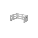 Rack wall mount 19" 4U 497x400/240 gray