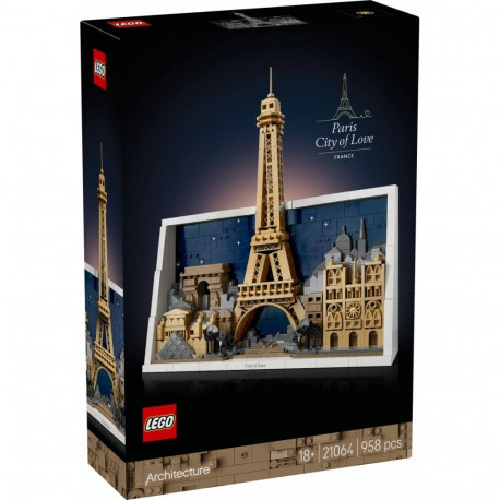 Recreate the romantic elegance of the French capital with this intricate skyline model, feat