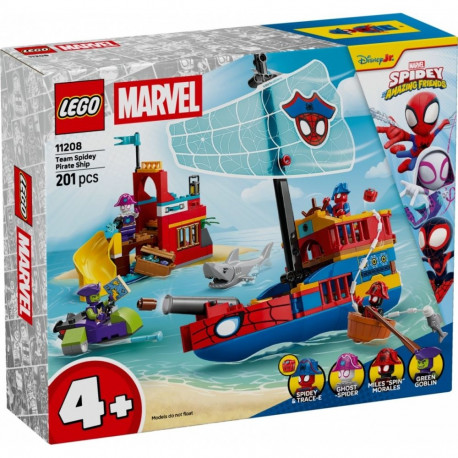 Product Name: Team Spidey Pirate Ship
Set Number: 11208
Th