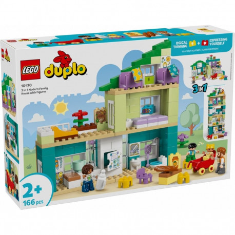 Blocks DUPLO 10470 Modern Family Home 3-in-1 with Figures