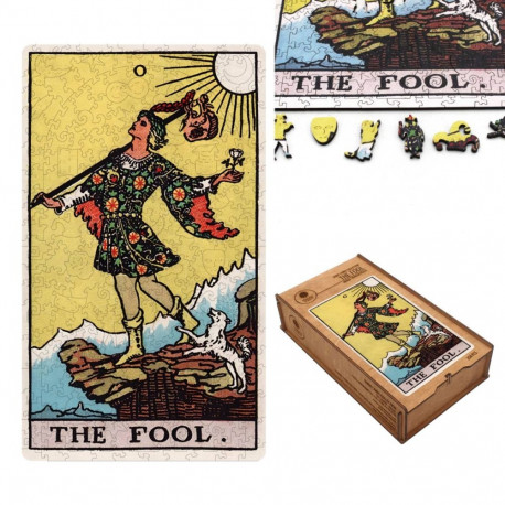 Puzzle - Tarot The Fool Wooden 250-Piece Eco-Friendly 21x35 cm