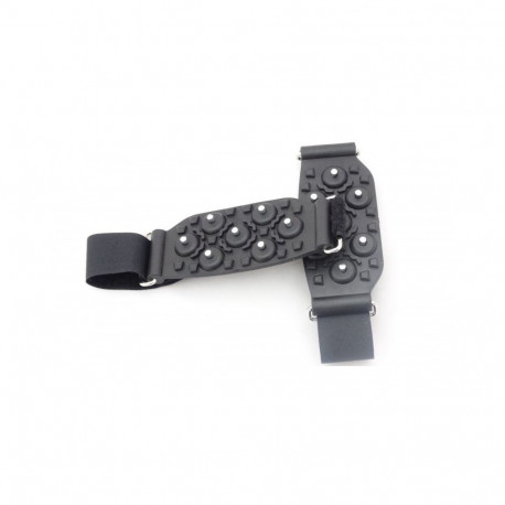 Non-Slip Crampons - Women's One Size Rubber & Stainless Steel Black