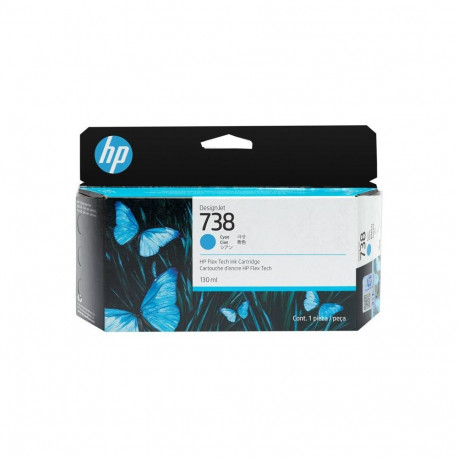 Ink Cartridge HP 738 130ml Cyan