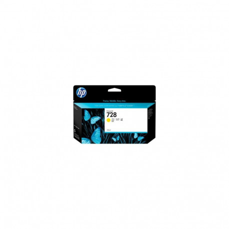 Ink Cartridge HP DesignJet 728 130ml Yellow