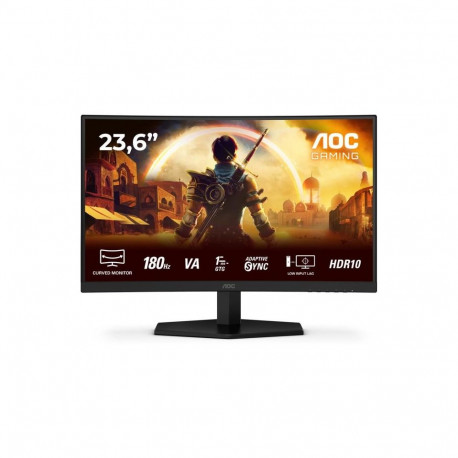 Monitor - AOC C24G42E 24" FHD 180Hz 1ms Curved Gaming Black