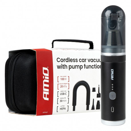 Amio tolmuimeja 04785 juhtmevaba harjavaba pumbafunktsiooniga 100W 20kPa USB-C