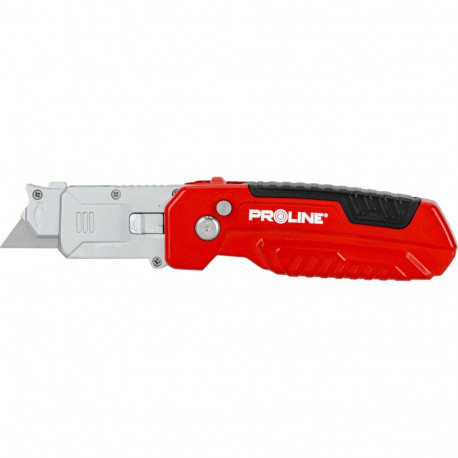 Nóż składany, ostrze trapezowe,sk2 srebrne (1+2szt),proline