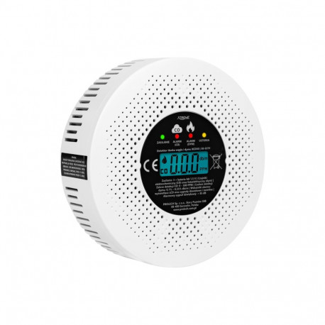 50-637# Detektor czujnik czadu i dymu xcd30 lcd 3xaa